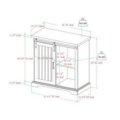 Tertia Grooved Sliding Barn Door Transitional Accent Cabinet - Saracina Home -Saracina Home Sales Store GUEST 00aea8cc 55a1 4244 853b 3616aab52ddb