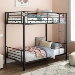 Twin Over Twin Analise Metal Bunk Bed - Saracina Home -Saracina Home Sales Store GUEST 01b9c11c 350a 4708 b1a7 3e76df472255