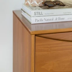 Mid-Century Modern Contoured 5 Drawer Chest Of Drawers - Saracina Home -Saracina Home Sales Store GUEST 044b0b81 ee01 4339 bfb9 92eaa6c20deb