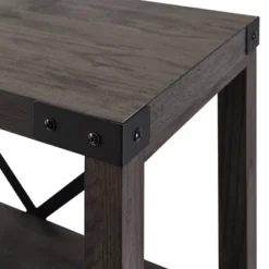 64" Sophie Industrial X Frame Bookshelf - Saracina Home -Saracina Home Sales Store GUEST 0745568e 72d2 4e7c 879f f86de3346bde