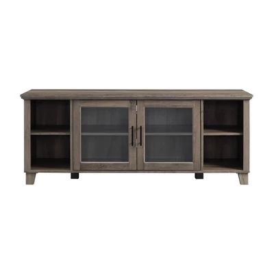 Rustic Transitional 2 Door TV Stand For TVs Up To 65" - Saracina Home 2 Rustic Transitional 2 Door TV Stand For TVs Up To 65" - Saracina Home - Image 2