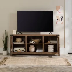 Clarabelle Transitional Glass Barn Door TV Stand For TVs Up To 65" - Saracina Home 24 Clarabelle Transitional Glass Barn Door TV Stand For TVs Up To 65" - Saracina Home -Saracina Home Sales Store GUEST 0a8b984d f974 4520 abf7 0c8e9a3910a2