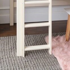 Twin Solid Pine Wood Low Loft Bed White - Saracina Home -Saracina Home Sales Store GUEST 0df57d1d 8d66 4c6e a8e0 8d04b85db687