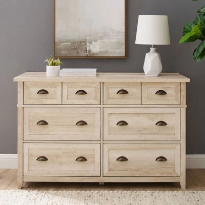 Fontella Transitional 6 Drawer Dresser - Saracina Home 2 Fontella Transitional 6 Drawer Dresser - Saracina Home - Image 2