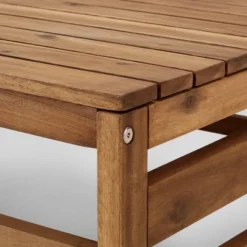 Outdoor Acacia Wood Slatted Coffee Table - Saracina Home -Saracina Home Sales Store GUEST 104528dc c7f4 4946 aca4 7f830d87356f