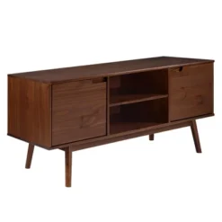 Solid Wood Mid-Century Modern TV Stand For TVs Up To 65" - Saracina Home -Saracina Home Sales Store GUEST 124c1f93 b619 426b 85f1 839f07b6bcd7