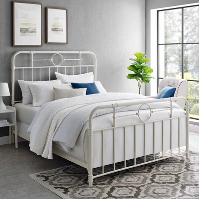 Raven Industrial Vintage Metal Pipe Bed - Saracina Home 3 Raven Industrial Vintage Metal Pipe Bed - Saracina Home - Image 3