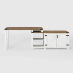 Farmhouse Rustic L Shaped Desk With Storage - Saracina Home -Saracina Home Sales Store GUEST 186f8f41 00fb 46ba 88b0 d09ffc838848