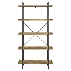 68" 5 Tray Shelf Urban Pipe X Back Bookshelf - Saracina Home -Saracina Home Sales Store GUEST 18cd1433 31a3 4be1 8f59 f88c9c732217