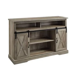 Transitional Sliding Barndoor Highboy TV Stand For TVs Up To 58" - Saracina Home 34 Transitional Sliding Barndoor Highboy TV Stand For TVs Up To 58" - Saracina Home -Saracina Home Sales Store GUEST 18d26976 2f57 4c04 a287 c8a5544778c9