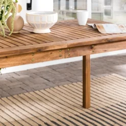 Acacia Wood Patio Simple Rectangle Dining Table - Saracina Home 27 Acacia Wood Patio Simple Rectangle Dining Table - Saracina Home -Saracina Home Sales Store GUEST 199a59ee c091 42a1 aa43 34154acae05e