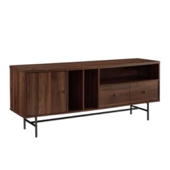 Modern Vinyl Record Player Storage TV Stand For TVs Up To 65" Dark Walnut - Saracina Home 12 Modern Vinyl Record Player Storage TV Stand For TVs Up To 65" Dark Walnut - Saracina Home -Saracina Home Sales Store GUEST 1a24674e d0cf 41ee 928a b779b9d81afc