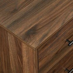 Sana Modern Triple Storage TV Stand For TVs Up To 80" Dark Walnut - Saracina Home -Saracina Home Sales Store GUEST 1aaee79e 19f9 4ed2 8ca6 aac7069e046b