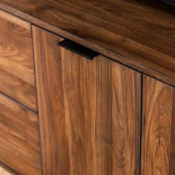 Rockwell Modern Storage TV Stand For TVs Up To 43" Brown - Saracina Home -Saracina Home Sales Store GUEST 1b9a5b8b 147d 4ea8 8984 89c62399f287