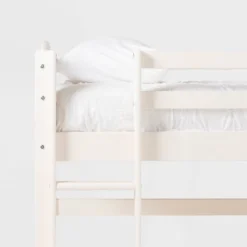 Twin Solid Pine Wood Low Loft Bed White - Saracina Home -Saracina Home Sales Store GUEST 1bb06797 88bb 4980 a71c 60a5b94d8af6