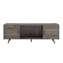 2 Door Mid-Century Modern Wood Storage TV Stand For TVs Up To 80" - Saracina Home -Saracina Home Sales Store GUEST 1cbb1432 b257 4b6b a9a4 7831fbb9b6a0