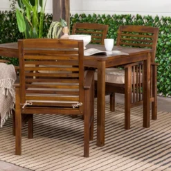 Ravenscroft 5pc Acacia Wood Patio Dining Set - Saracina Home 19 Ravenscroft 5pc Acacia Wood Patio Dining Set - Saracina Home -Saracina Home Sales Store GUEST 1da121ed 68b4 4518 af34 75d66e7c04d4
