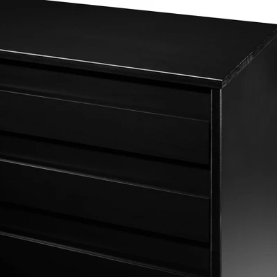 Ilya Solid Wood Modern Panel Front 6 Drawer Dresser - Saracina Home 5 Ilya Solid Wood Modern Panel Front 6 Drawer Dresser - Saracina Home - Image 5