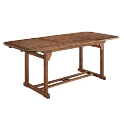 Ravenscroft Modern Boho Acacia Wood Slat Top Rectangle Extendable Outdoor Table - Saracina Home 24 Ravenscroft Modern Boho Acacia Wood Slat Top Rectangle Extendable Outdoor Table - Saracina Home -Saracina Home Sales Store GUEST 1fb3848d 8275 4b43 8429 3df817323e4c
