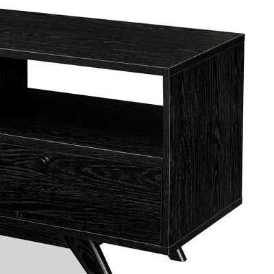 Mid-Century Modern Low TV Stand With Storage For TVs Up To 80" - Saracina Home 7 Mid-Century Modern Low TV Stand With Storage For TVs Up To 80" - Saracina Home - Image 7