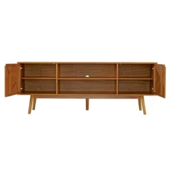 Solid Wood Mid-Century Modern TV Stand For TVs Up To 80" - Saracina Home -Saracina Home Sales Store GUEST 21c882f2 4627 4d0e a364 30f5fcdcd258