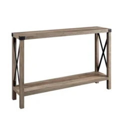 Sophie Rustic Industrial X Frame Entry Table - Saracina Home -Saracina Home Sales Store GUEST 2292a929 879a 40c9 b1e6 a320c41470f7