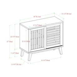 Visconti Mid-Century Modern Sliding Slat Door TV Stand For TVs Up To 40" - Saracina Home 9 Visconti Mid-Century Modern Sliding Slat Door TV Stand For TVs Up To 40" - Saracina Home -Saracina Home Sales Store GUEST 27b85acf f3ef 4d5b 9750 257684889cc4
