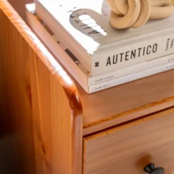 Katie Transitional Tray Top 1 Drawer Solid Wood Nightstand Caramel - Saracina Home 27 Katie Transitional Tray Top 1 Drawer Solid Wood Nightstand Caramel - Saracina Home -Saracina Home Sales Store GUEST 28260c3a aaa5 4c99 b79d 239df753c046