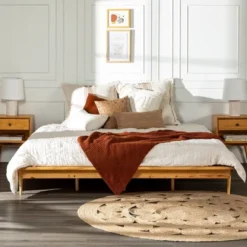 Boho Solid Wood King Platform Bed - Saracina Home -Saracina Home Sales Store GUEST 2b484637 caef 4c2f a8ec f88e052c940c