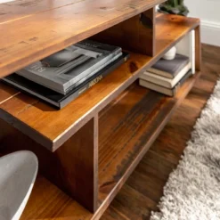 Rustic Modern Solid Wood TV Stand For TVs Up To 50" Amber - Saracina Home -Saracina Home Sales Store GUEST 2ce444ca fd8a 4490 9c32 7b50cb90b894