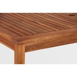 3pc Acacia Wood X Design Outdoor Patio Dining Set - Brown - Saracina Home -Saracina Home Sales Store GUEST 2d66741d 1fcd 472a 8f0a ed5a499b3dc1