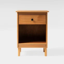 Stiva Classic Mid-Century Modern 1 Drawer Nightstand - Saracina Home -Saracina Home Sales Store GUEST 2eb57c27 c4b0 437a 8fc7 83c1004a154e