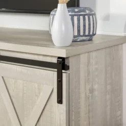 Modern Transitional Sliding Barndoor TV Stand For TVs Up To 65"- Saracina Home -Saracina Home Sales Store GUEST 2ed1e221 3435 4c95 a81e 6f1a77314c8f