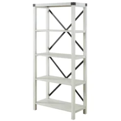 64" Sophie Industrial X Frame Bookshelf - Saracina Home -Saracina Home Sales Store GUEST 2f56b478 a8a3 456b a4e0 cd33eebdf635