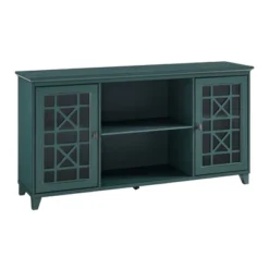Bayland Transitional Double Fretwork Door Sideboard Antique Dark Teal - Saracina Home 8 Bayland Transitional Double Fretwork Door Sideboard Antique Dark Teal - Saracina Home -Saracina Home Sales Store GUEST 30940f8e d84b 4388 8393 0c02a276e1a3