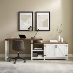 Farmhouse Rustic L Shaped Desk With Storage - Saracina Home -Saracina Home Sales Store GUEST 30acac7c 2304 4c2e a40f 518f02764d32