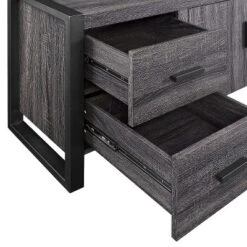 Modern Urban Industrial TV Stand For TVs Up To 80" Charcoal - Saracina Home 6 Modern Urban Industrial TV Stand For TVs Up To 80" Charcoal - Saracina Home -Saracina Home Sales Store GUEST 30d65bb0 8547 4b86 8ee7 a3add0f2dc06