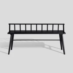 Transitional Low-Back Spindle Entryway Bench - Saracina Home -Saracina Home Sales Store GUEST 31e7dde0 f03e 49ae 80f8 c90ccd18516e