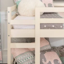 Twin Over Twin Indy Solid Wood Low Bunk Bed - Saracina Home 14 Twin Over Twin Indy Solid Wood Low Bunk Bed - Saracina Home -Saracina Home Sales Store GUEST 32ed9e38 4f0a 4624 8239 bbf00adabaf2