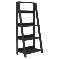 55" Thatcher Transitional Wood 4 Shelf Ladder Bookshelf - Saracina Home -Saracina Home Sales Store GUEST 33b7a683 4c4c 4eb9 a592 9586c274269d