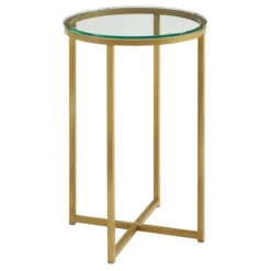 Vivian Glam X Leg Round Side Table - Saracina Home -Saracina Home Sales Store GUEST 34368b3d aadb 449a b5a0 9d43fa43d7bc