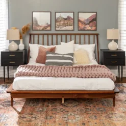 Boho Solid Wood Spindle Platform Bed - Saracina Home 27 Boho Solid Wood Spindle Platform Bed - Saracina Home -Saracina Home Sales Store GUEST 34e37aae 945b 4e1c b588 d216ba7b0bcd