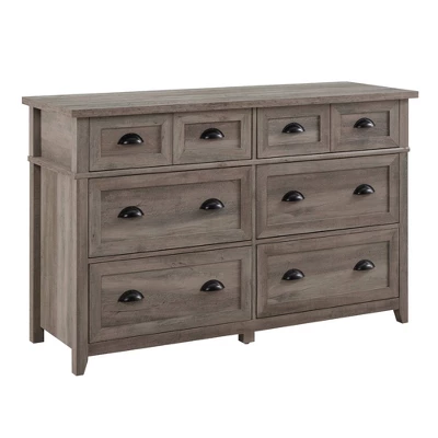 Fontella Transitional 6 Drawer Dresser - Saracina Home 7 Fontella Transitional 6 Drawer Dresser - Saracina Home - Image 7
