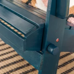 Genovia Transitional Acacia Wood Outdoor Adirondack Chair With Wine Holder - Saracina Home -Saracina Home Sales Store GUEST 3749043c 5aef 4bb8 826a 89c77425b956