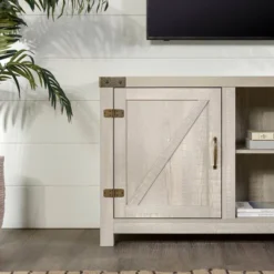 Clarabelle Farmhouse Barn Door TV Stand For TVs Up To 60" - Saracina Home 29 Clarabelle Farmhouse Barn Door TV Stand For TVs Up To 60" - Saracina Home -Saracina Home Sales Store GUEST 39aa44c8 e9b9 4638 81f3 4f240974545e