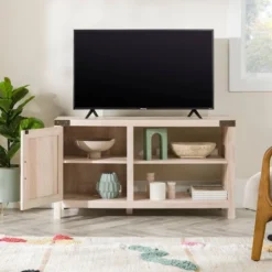 Clarabelle Rustic Industrial Barn Door TV Stand For TVs Up To 50" - Saracina Home -Saracina Home Sales Store GUEST 3ace1b14 42da 409f ac4c 29eb014a2d66