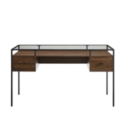 Lamvia Contemporary 2 Tier Glass Top Desk - Saracina Home -Saracina Home Sales Store GUEST 3b3bf1ec 533f 40ff b8e9 31a732728310