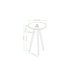 Modern Glam 3 Leg Round Side Table - Saracina Home -Saracina Home Sales Store GUEST 3cb3a2fb 6c73 4b94 a3f8 803aa8cb26cb