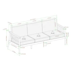 5pc Modern Boho Outdoor Eucalyptus Spindle Chat Set - Saracina Home -Saracina Home Sales Store GUEST 3d8e4406 bf24 47ef b778 46137a40d20d