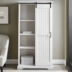 Owens Farmhouse Sliding Barn Door Storage Hutch - Saracina Home -Saracina Home Sales Store GUEST 40dd9cf3 8266 4c0b 8bbd d8802901b297